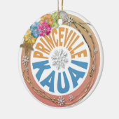 Ornement de vacances de ketmie de Princeville (Gauche)