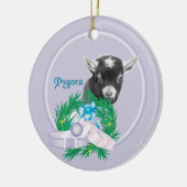 Ornement de vacances de la couronne de chèvre de P (Gauche)