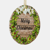 Ornement de vacances de la grange rustique (Droite)