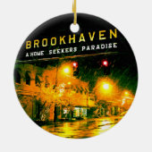 Ornement de vacances de Noël de Brookhaven, (Dos)