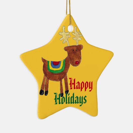 Ornement de vacances de renne (Droite)