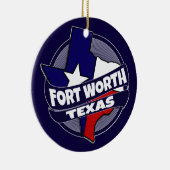 Ornement de vacances d'éclat de drapeau de Fort (Droite)