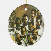 Ornement de vacances en céramique (Gauche)