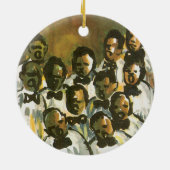 Ornement de vacances en céramique (Dos)