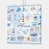 Ornement de vacances - La ville de l'Espoir d'ABC (Gauche)