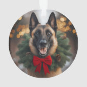 Ornement de vacances Malinois (dos)