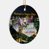 Ornement de vacances Mariage Las Vegas (Droite)