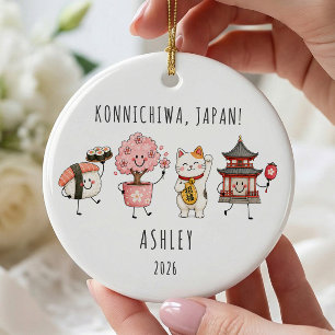 Ornement de vacances personnalisé au Japon