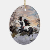 Ornement de Vanner de gitan du cheval 2 de Noël (Droite)