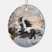 Ornement de Vanner de gitan du cheval 2 de Noël (Gauche)