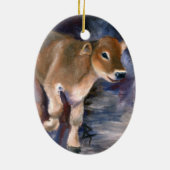 Ornement de veau de Suisse Brown (Dos)