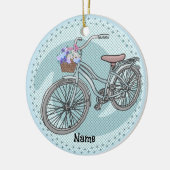 Ornement de vélo bleu (Gauche)