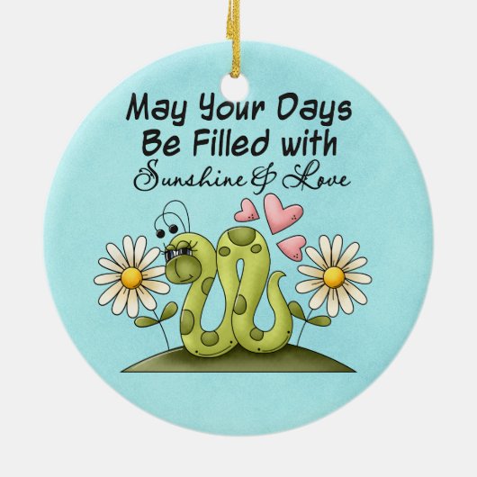 Ornement de ver d'inspiration (Dos)