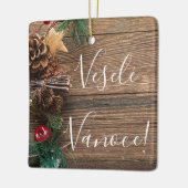 Ornement de Veselé Vánoce Chrsitmas (Gauche)