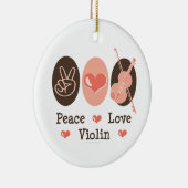 Ornement de violon d'amour de paix (Droite)