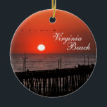 Ornement de Virginia Beach<br><div class="desc">Ornement de Virginia Beach</div>