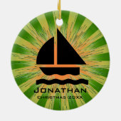 Ornement de voile personnalisé (Dos)