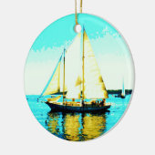 ornement de voiliers et de baleines (Gauche)