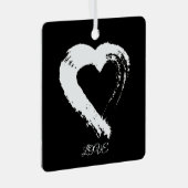 Ornement de voiture Coeur XOXO (Avant droite)