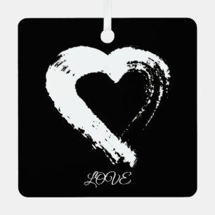 Ornement de voiture Coeur XOXO