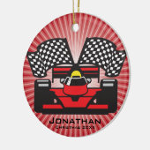 Ornement de voiture de course personnalisée (Gauche)