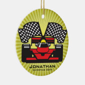Ornement de voiture de course personnalisée (Droite)