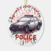 Ornement de voiture de police (Gauche)