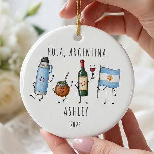 Ornement de voyage personnalisé en Argentine