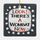 Ornement de Wombat Now (Dos)