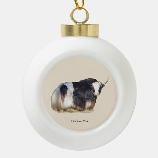 ornement de Yak tibétain (Devant)