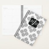 Ornement de yoga mandala à monogramme moderne (Devant avec enveloppe)