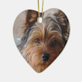 Ornement de Yorkie Terrier (Gauche)