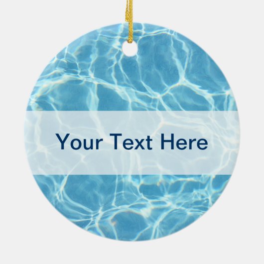 Ornement d'eau de piscine (Dos)