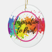 Ornement d'éclaboussure de couleur de logo d'ITP (Gauche)