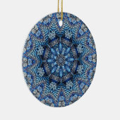 Ornement décoratif bleu (Droite)