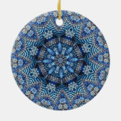 Ornement décoratif bleu (Dos)