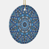 Ornement décoratif bleu (Droite)