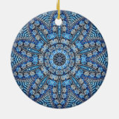 Ornement décoratif bleu (Dos)