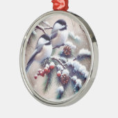 Ornement décoratif d'arbre décoratif de Noël d'ois (Gauche)