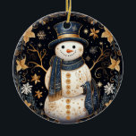 Ornement décoratif Snowman<br><div class="desc">Beau Ornement Décoratif Snowman</div>