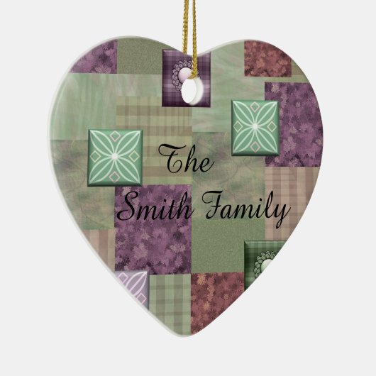 Ornement d'édredon de patchwork (Droite)