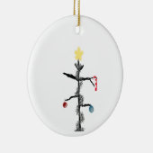 Ornement dégingandé triste d'art populaire d'arbre (Droite)