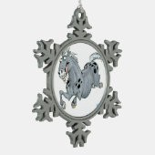 Ornement d'égout du Cheval de Cartoon fou (Gauche)