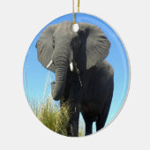 Ornement d'éléphant africain (Gauche)