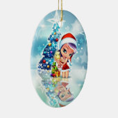 Ornement d'Elf de Noël de Valuegem (Droite)