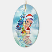 Ornement d'Elf de Noël de Valuegem (Gauche)