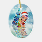Ornement d'Elf de Noël de Valuegem (Dos)