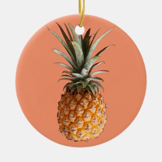 Ornement délicieux génial de cercle d'ananas (Devant)