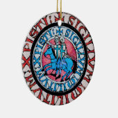 Ornement d'emblème de Templar de chevaliers double (Droite)