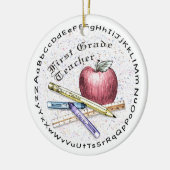 Ornement d'enseignant de première année (Gauche)